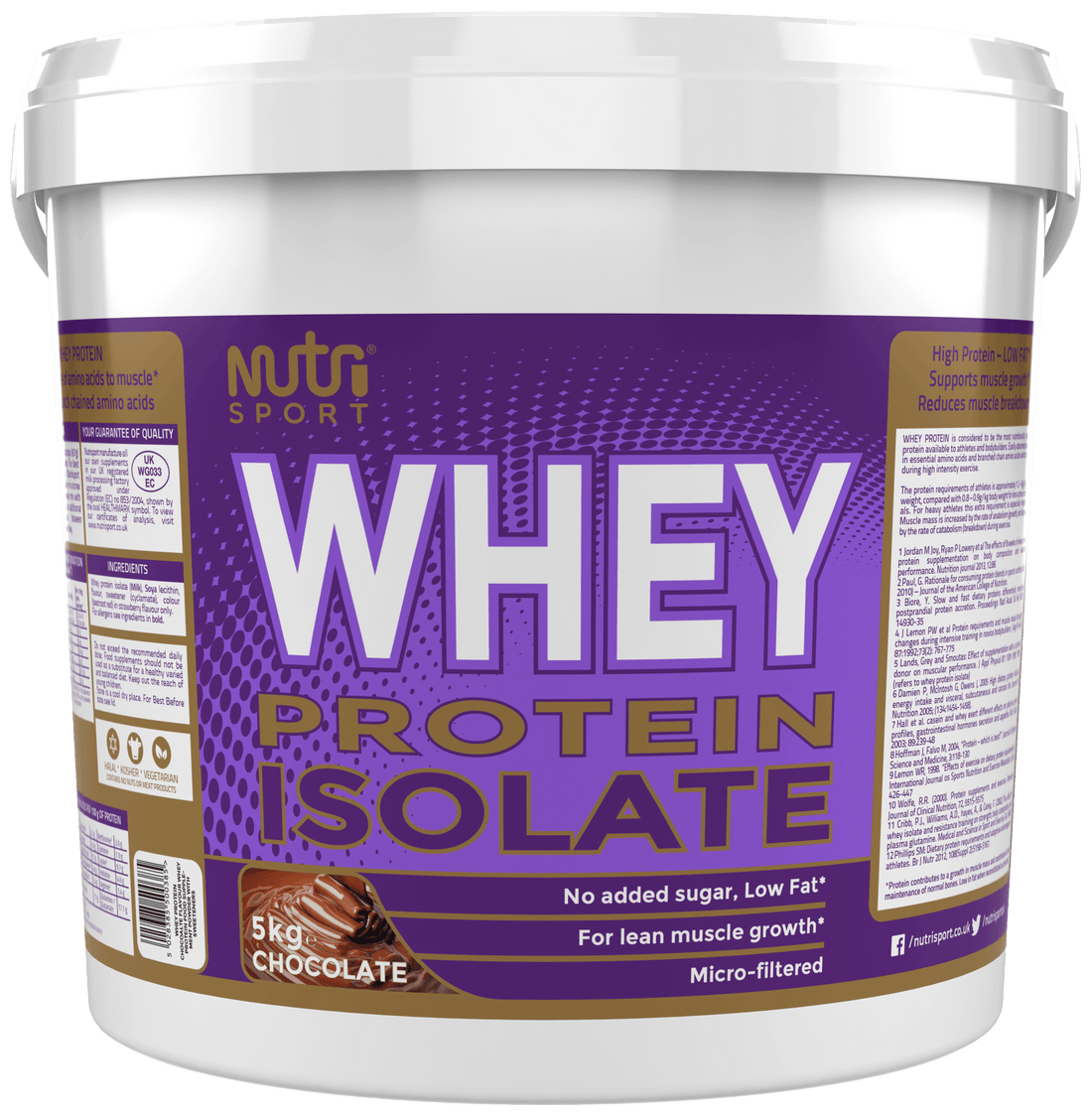 NutriSport Whey Isolate 5kg